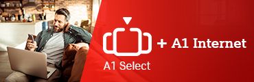 A1 Select Logo mit A1 Internet
