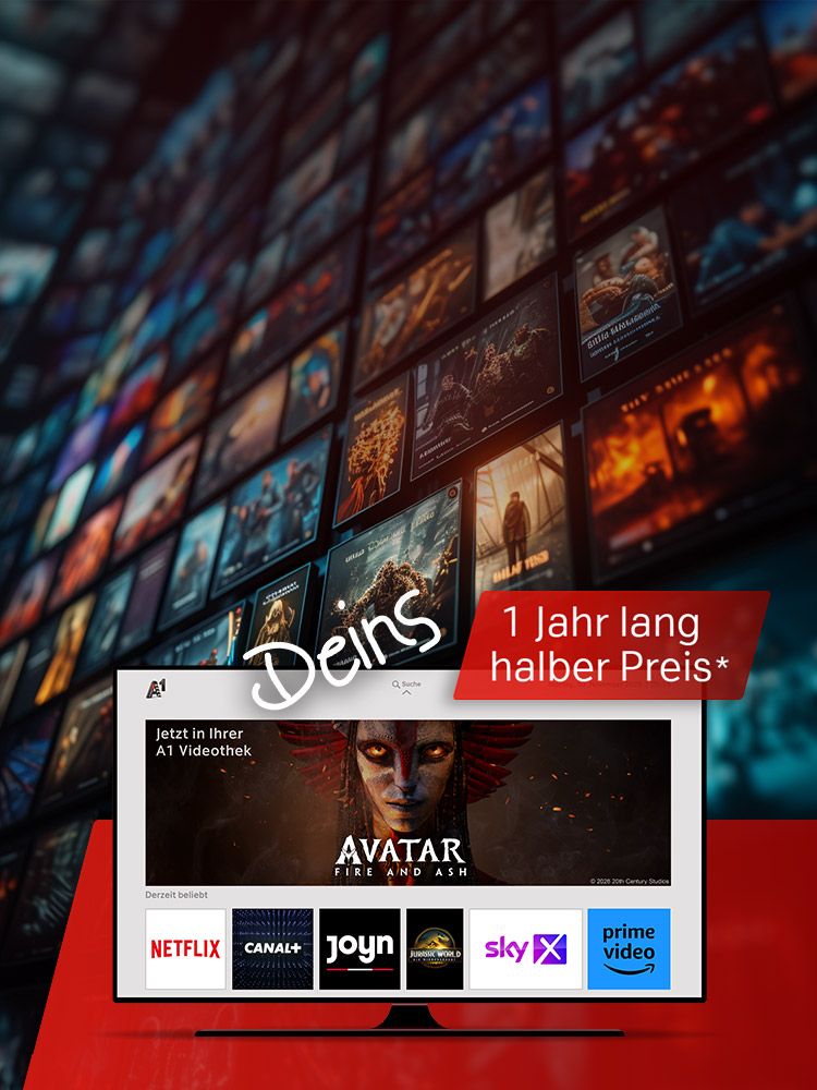 TV Content Wall, 1 Jahr halber Preis